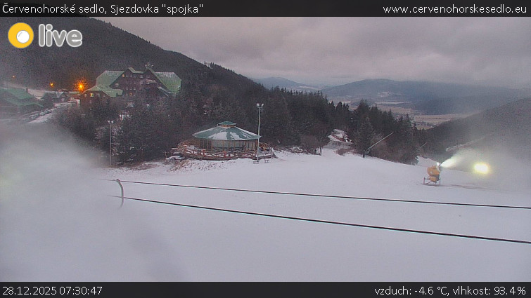 Červenohorské sedlo - Sjezdovka "spojka" - 28.12.2025 v 07:30
