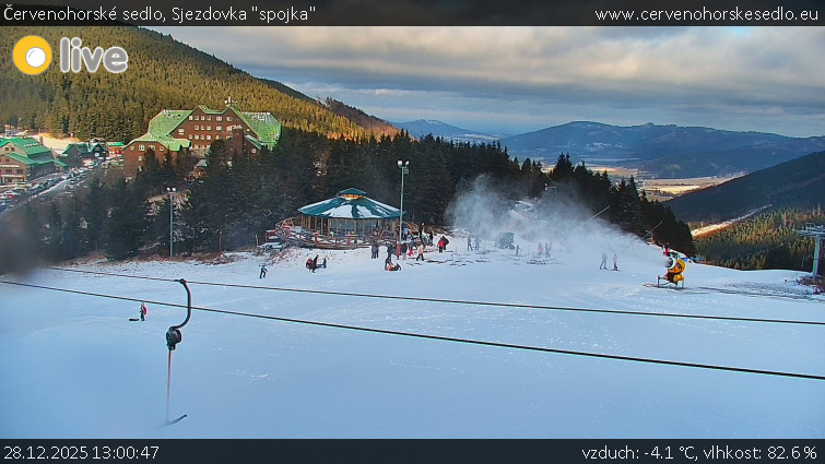 Červenohorské sedlo - Sjezdovka "spojka" - 28.12.2025 v 13:00
