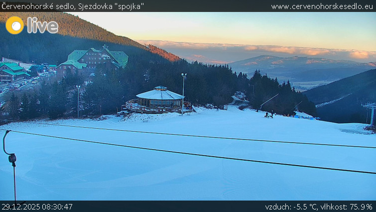 Červenohorské sedlo - Sjezdovka "spojka" - 29.12.2025 v 08:30