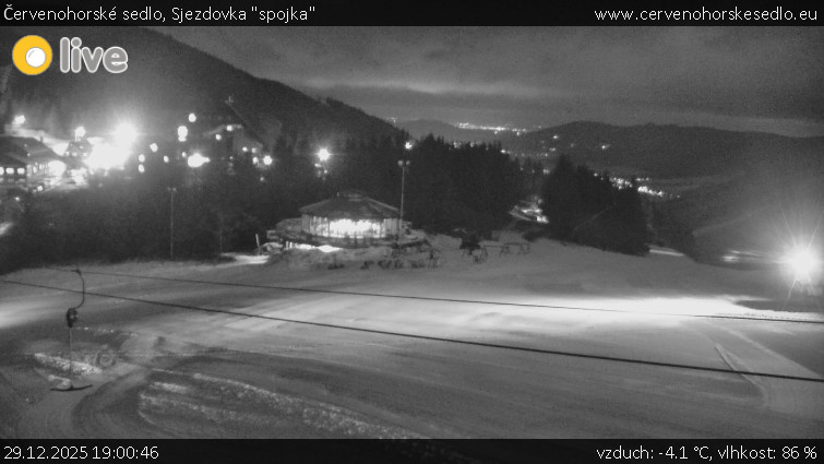 Červenohorské sedlo - Sjezdovka "spojka" - 29.12.2025 v 19:00