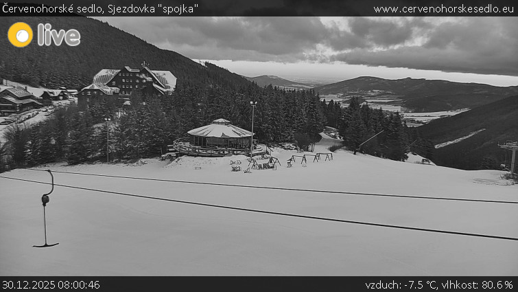 Červenohorské sedlo - Sjezdovka "spojka" - 30.12.2025 v 08:00