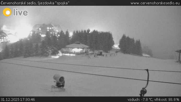 Červenohorské sedlo - Sjezdovka "spojka" - 31.12.2025 v 17:30