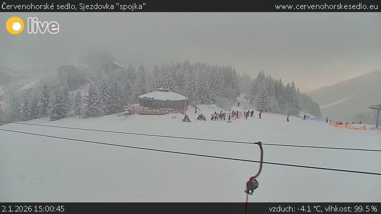 Červenohorské sedlo - Sjezdovka "spojka" - 2.1.2026 v 15:00