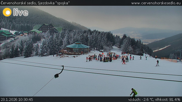 Červenohorské sedlo - Sjezdovka "spojka" - 23.1.2026 v 10:30
