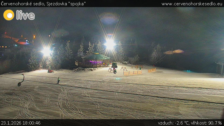 Červenohorské sedlo - Sjezdovka "spojka" - 23.1.2026 v 18:00