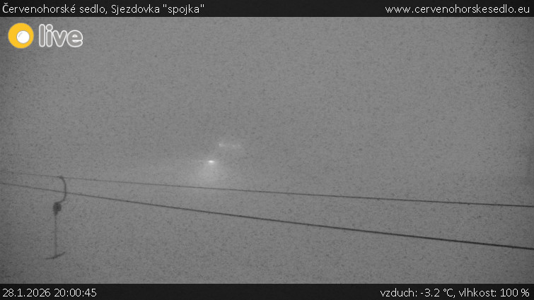 Červenohorské sedlo - Sjezdovka "spojka" - 28.1.2026 v 20:00