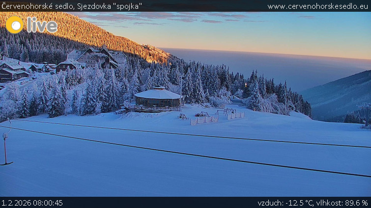 Červenohorské sedlo - Sjezdovka "spojka" - 1.2.2026 v 08:00