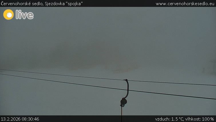 Červenohorské sedlo - Sjezdovka "spojka" - 13.2.2026 v 08:30