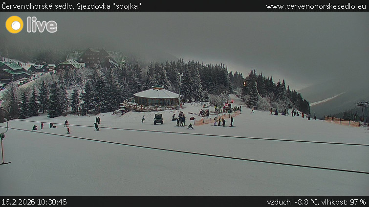Červenohorské sedlo - Sjezdovka "spojka" - 16.2.2026 v 10:30