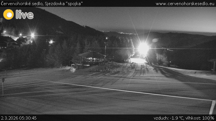 Červenohorské sedlo - Sjezdovka "spojka" - 2.3.2026 v 05:30