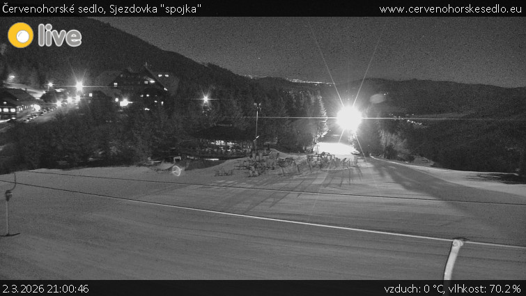 Červenohorské sedlo - Sjezdovka "spojka" - 2.3.2026 v 21:00
