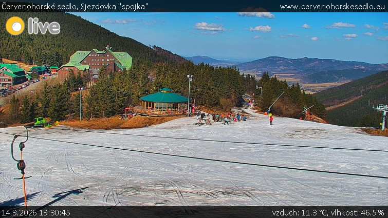 Červenohorské sedlo - Sjezdovka "spojka" - 14.3.2026 v 13:30
