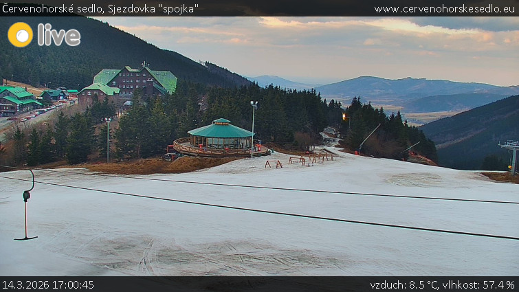 Červenohorské sedlo - Sjezdovka "spojka" - 14.3.2026 v 17:00