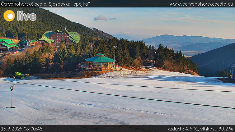 Červenohorské sedlo - Sjezdovka "spojka" - 15.3.2026 v 08:00