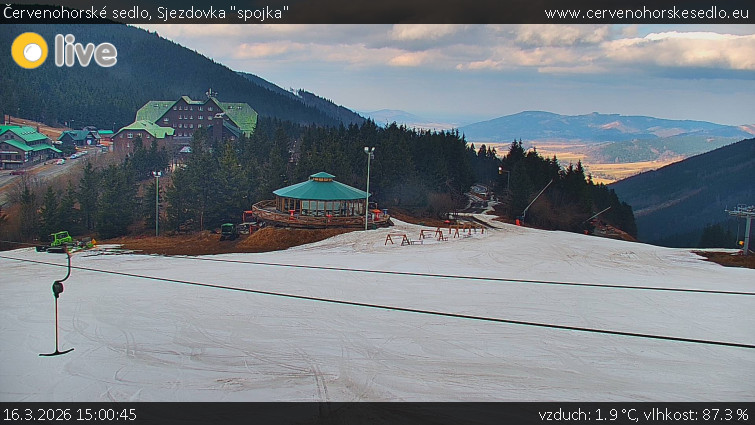 Červenohorské sedlo - Sjezdovka "spojka" - 16.3.2026 v 15:00