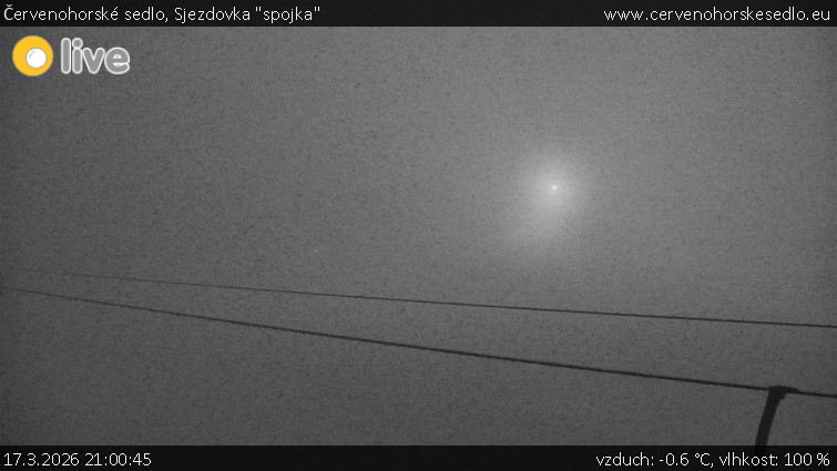 Červenohorské sedlo - Sjezdovka "spojka" - 17.3.2026 v 21:00