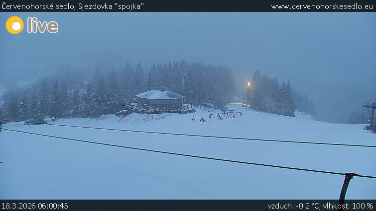 Červenohorské sedlo - Sjezdovka "spojka" - 18.3.2026 v 06:00
