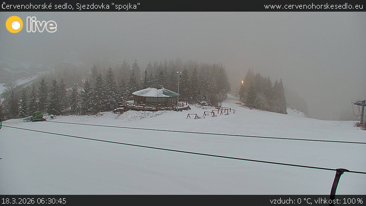 Červenohorské sedlo - Sjezdovka "spojka" - 18.3.2026 v 06:30