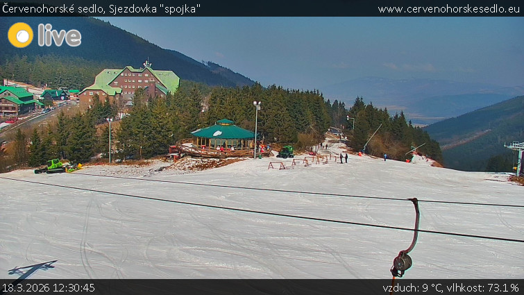 Červenohorské sedlo - Sjezdovka "spojka" - 18.3.2026 v 12:30