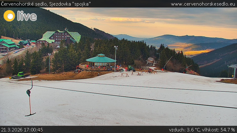 Červenohorské sedlo - Sjezdovka "spojka" - 21.3.2026 v 17:00