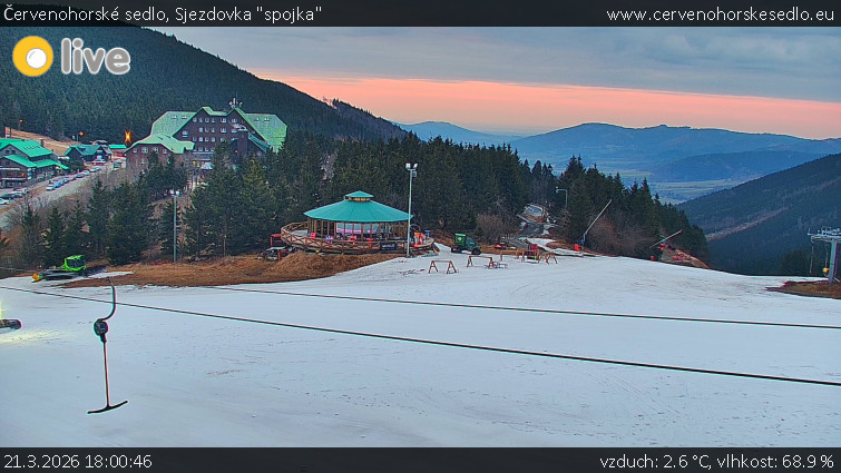 Červenohorské sedlo - Sjezdovka "spojka" - 21.3.2026 v 18:00