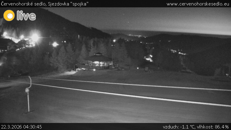 Červenohorské sedlo - Sjezdovka "spojka" - 22.3.2026 v 04:30