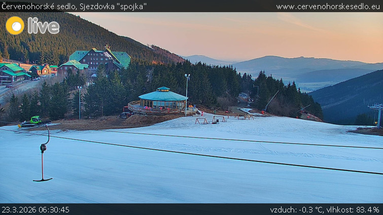 Červenohorské sedlo - Sjezdovka "spojka" - 23.3.2026 v 06:30