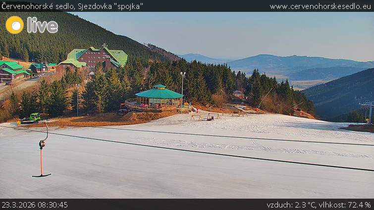 Červenohorské sedlo - Sjezdovka "spojka" - 23.3.2026 v 08:30