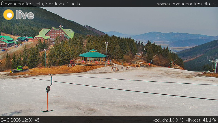 Červenohorské sedlo - Sjezdovka "spojka" - 24.3.2026 v 12:30