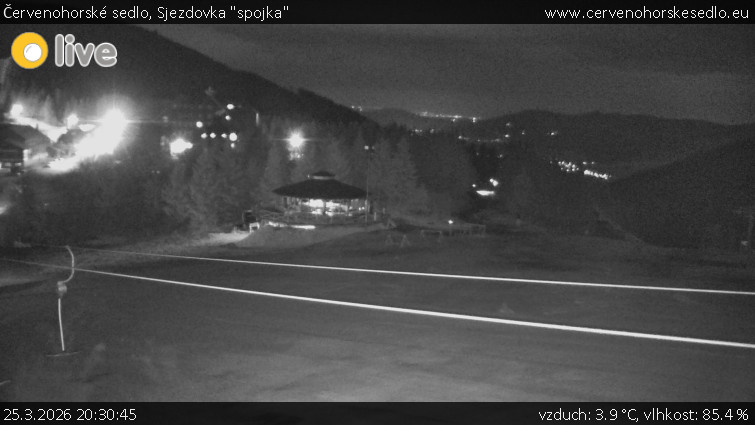 Červenohorské sedlo - Sjezdovka "spojka" - 25.3.2026 v 20:30