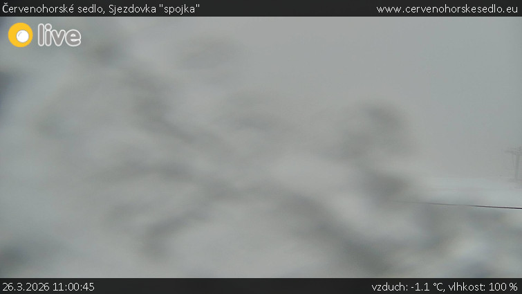 Červenohorské sedlo - Sjezdovka "spojka" - 26.3.2026 v 11:00