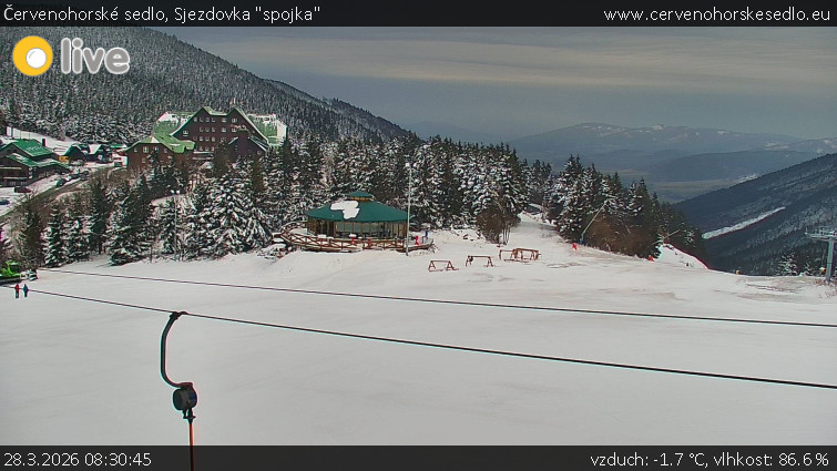 Červenohorské sedlo - Sjezdovka "spojka" - 28.3.2026 v 08:30