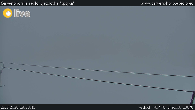 Červenohorské sedlo - Sjezdovka "spojka" - 29.3.2026 v 18:30