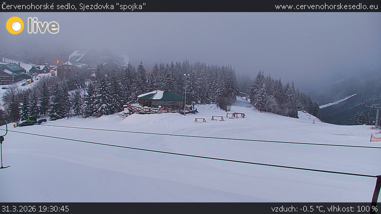 Červenohorské sedlo - Sjezdovka "spojka" - 31.3.2026 v 19:30