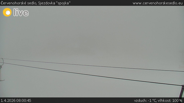 Červenohorské sedlo - Sjezdovka "spojka" - 1.4.2026 v 08:00