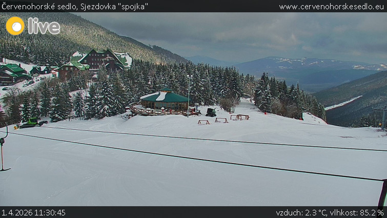 Červenohorské sedlo - Sjezdovka "spojka" - 1.4.2026 v 11:30