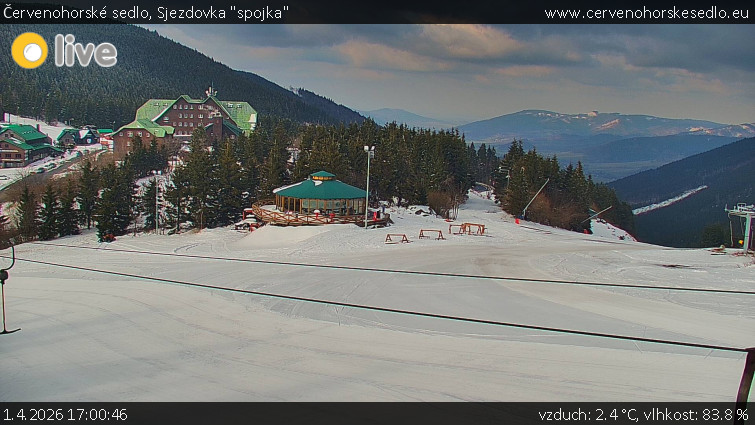 Červenohorské sedlo - Sjezdovka "spojka" - 1.4.2026 v 17:00