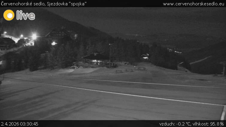 Červenohorské sedlo - Sjezdovka "spojka" - 2.4.2026 v 03:30