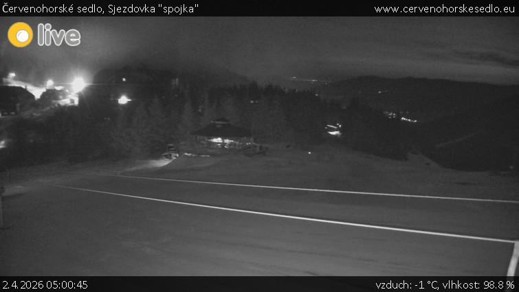 Červenohorské sedlo - Sjezdovka "spojka" - 2.4.2026 v 05:00