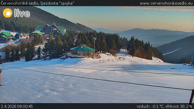Červenohorské sedlo - Sjezdovka "spojka" - 2.4.2026 v 08:00