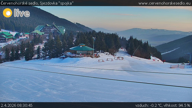 Červenohorské sedlo - Sjezdovka "spojka" - 2.4.2026 v 08:30