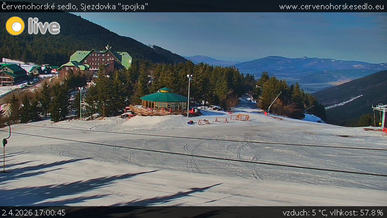 Červenohorské sedlo - Sjezdovka "spojka" - 2.4.2026 v 17:00