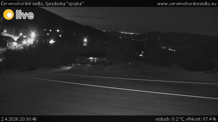 Červenohorské sedlo - Sjezdovka "spojka" - 2.4.2026 v 20:30