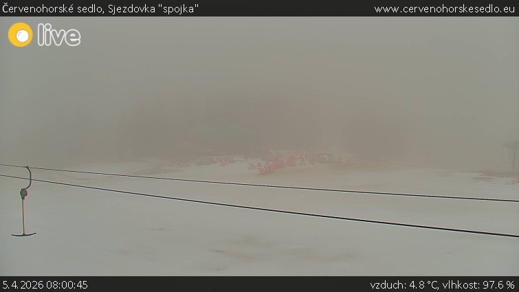 Červenohorské sedlo - Sjezdovka "spojka" - 5.4.2026 v 08:00