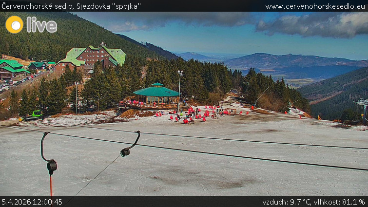 Červenohorské sedlo - Sjezdovka "spojka" - 5.4.2026 v 12:00