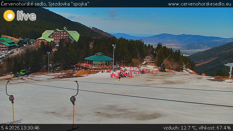 Červenohorské sedlo - Sjezdovka "spojka" - 5.4.2026 v 13:30