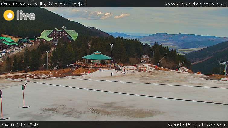 Červenohorské sedlo - Sjezdovka "spojka" - 5.4.2026 v 15:30