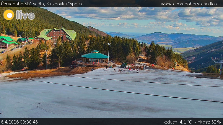 Červenohorské sedlo - Sjezdovka "spojka" - 6.4.2026 v 09:30