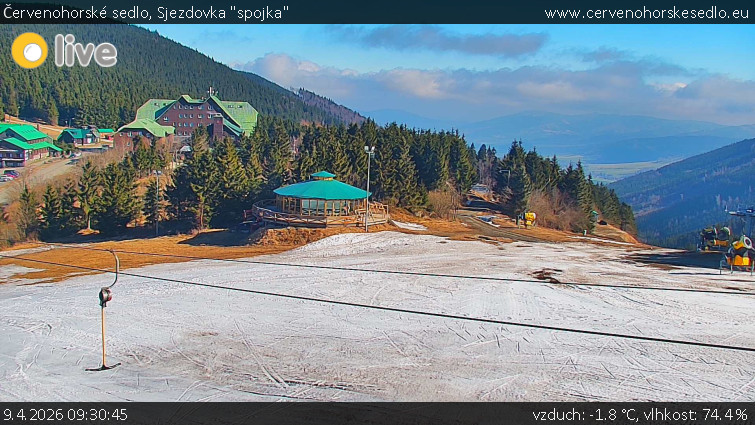 Červenohorské sedlo - Sjezdovka "spojka" - 9.4.2026 v 09:30