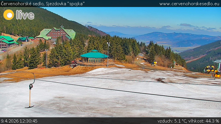 Červenohorské sedlo - Sjezdovka "spojka" - 9.4.2026 v 12:30